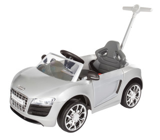 avigo audi push buggy car with canopy in pink