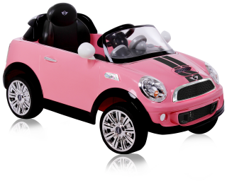 Mini Cooper S 6-Volt Battery Up to 35 kg Up to 4 km/h Rollplay 22511 Electric Car for Children 3 Years and Older Red Reverse Gear 