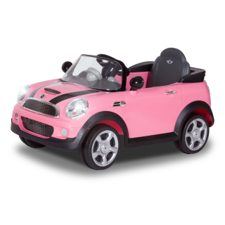 Voiture Électrique Mini Cooper S 6V avec Télécommande - Rose