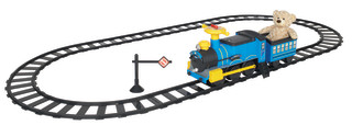 rollplay steam train with tracks ero 6v