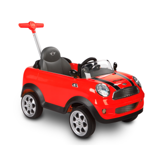 mini cooper push buggy red